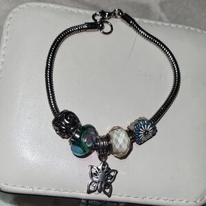 Charm Bracelet with Multicolor Charms